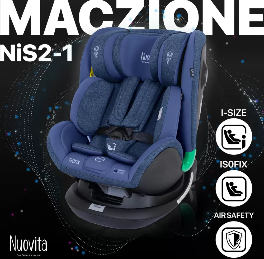 Автокресло Nuovita Maczione NiS2-1 (синий) фото-7